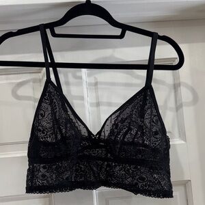 NWOT Aerie Sexy Black Lace Bralette